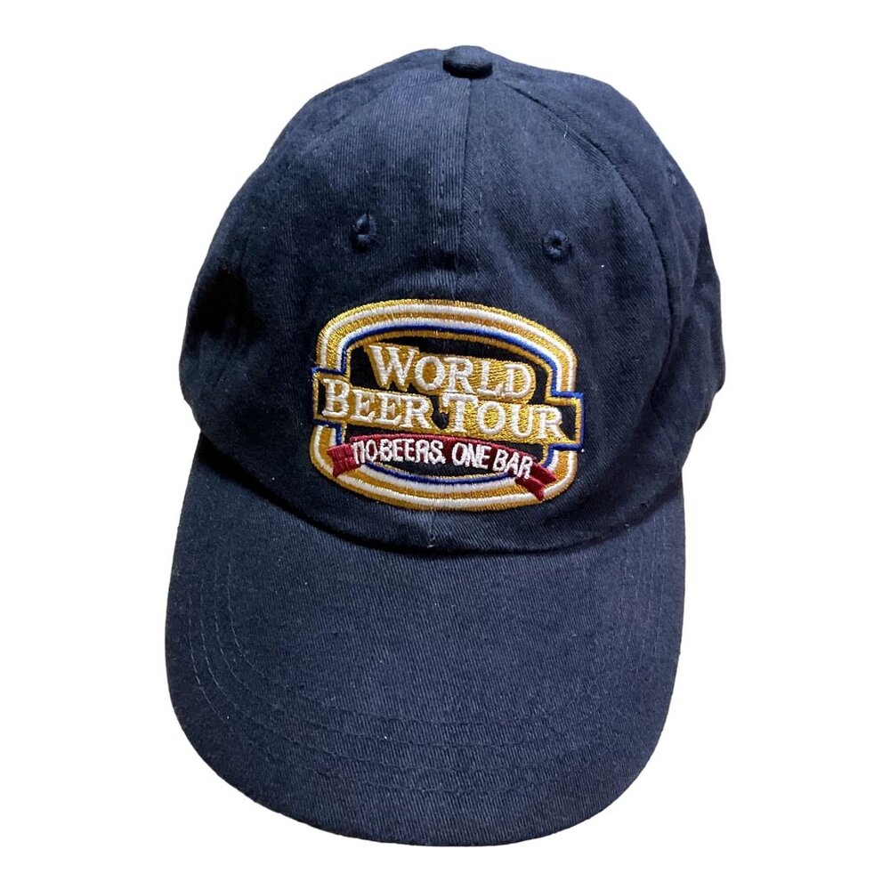 World Beer Tour Hat Swiss Edition Blue Cotton OS Adjustable Old Chicago Mens